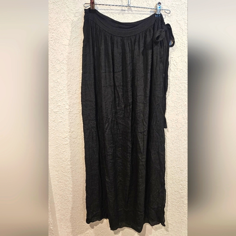 Swimsuit wrap cover-up Medium black
